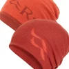 Hats-Rab Wearya Reversible Beanie - Tuscan Red-Red Grapefruit