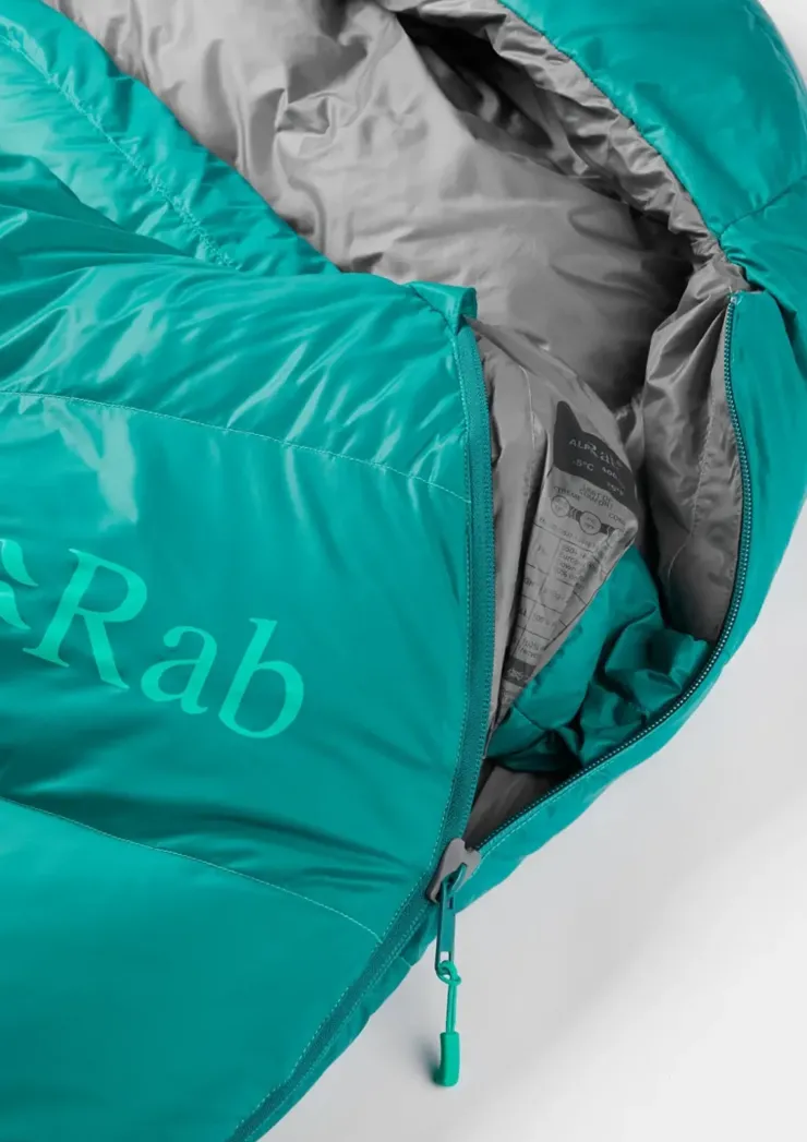Backpacking & Lightweight Sleeping Bags-Rab Womens Alpine 400 Sleeping Bag - Regular