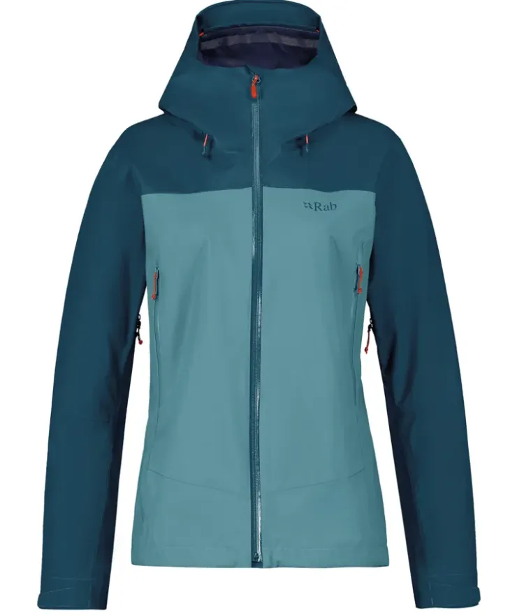Waterproof Jackets-Rab Womens Arc Eco Jacket - Orion Blue-Citadel