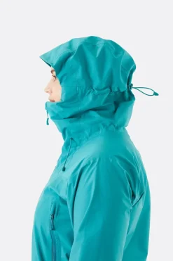 Waterproof Jackets-Rab Womens Arc Eco Jacket - Storm Green