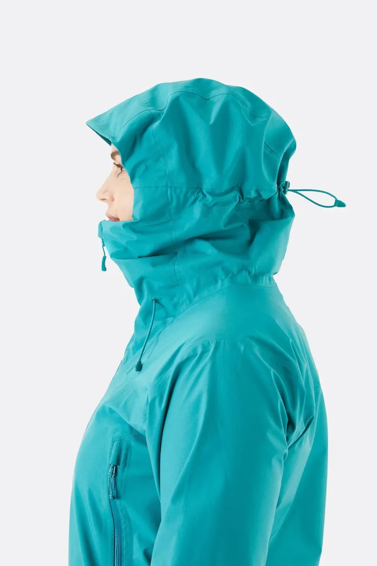Waterproof Jackets-Rab Womens Arc Eco Jacket - Storm Green
