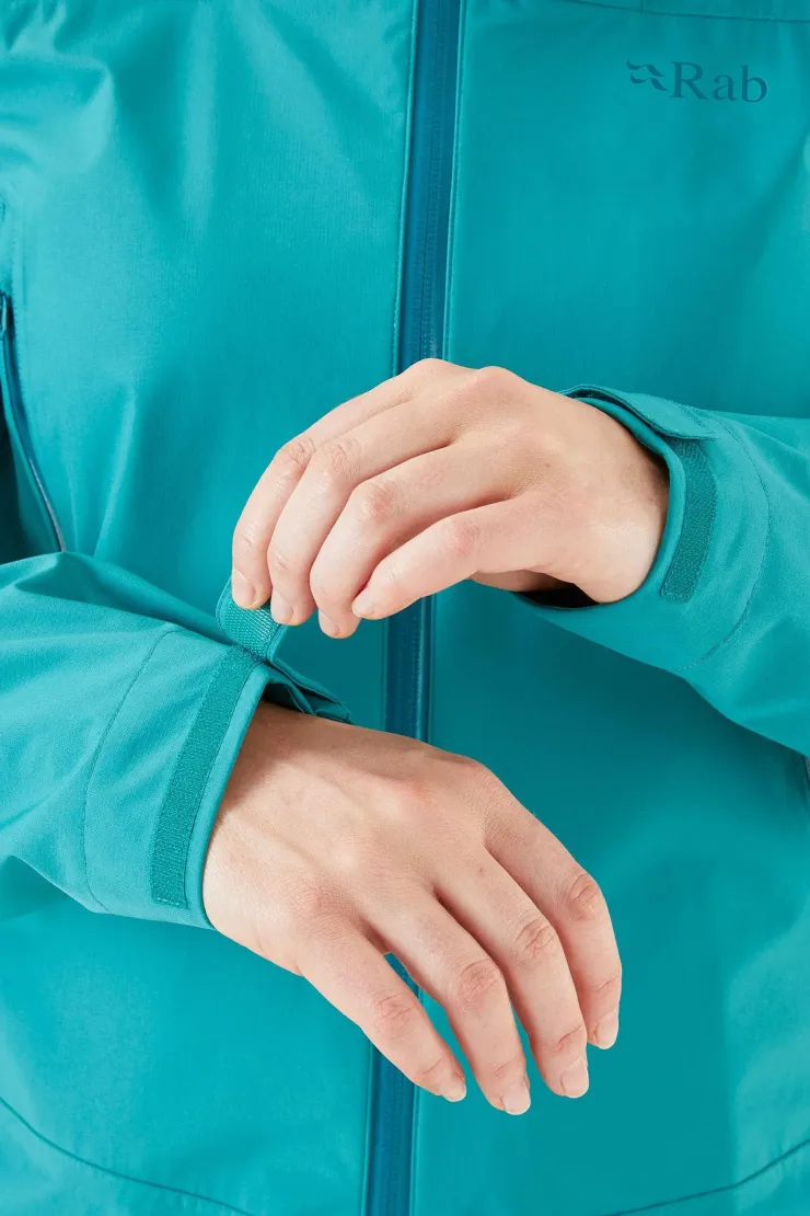 Waterproof Jackets-Rab Womens Arc Eco Jacket - Storm Green