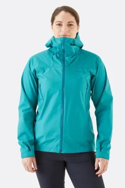 Waterproof Jackets-Rab Womens Arc Eco Jacket - Storm Green