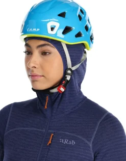 Fleece & Mid Layer-Rab Womens Ascendor Light Hoody - Patriot Blue