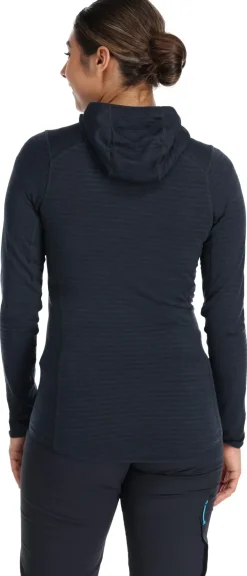 Fleece & Mid Layer-Rab Womens Ascendor Light Hoody - Beluga
