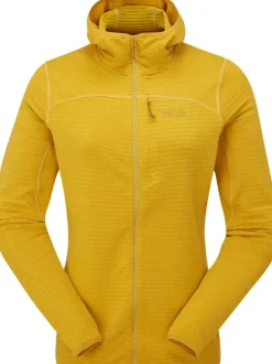 Fleece & Mid Layer-Rab Womens Ascendor Light Hoody - Sahara