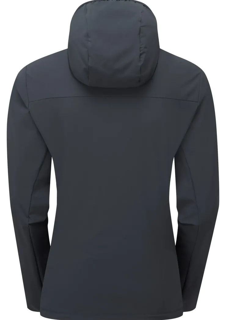Softshell Jackets-Rab Womens Borealis Hoody - Beluga