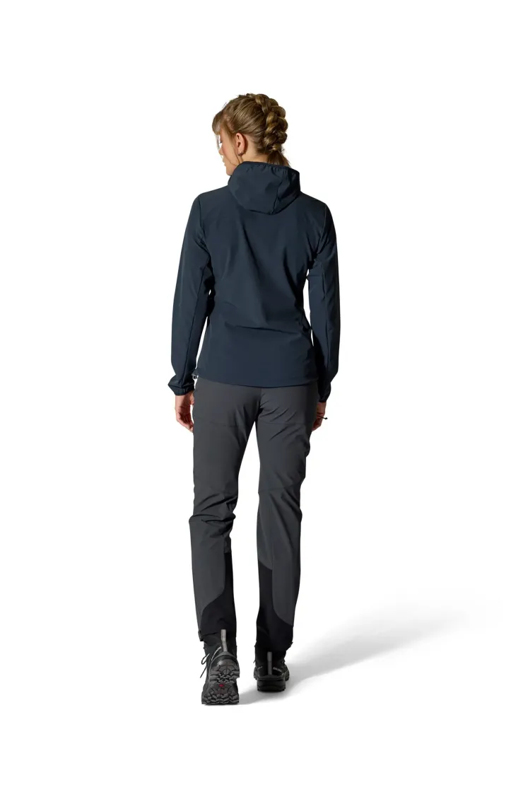 Softshell Jackets-Rab Womens Borealis Hoody - Beluga