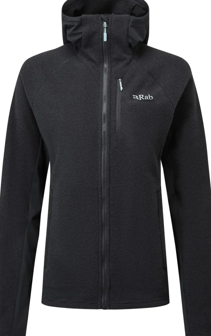 Fleece & Mid Layer-Rab Womens Capacitor Hoody - Beluga