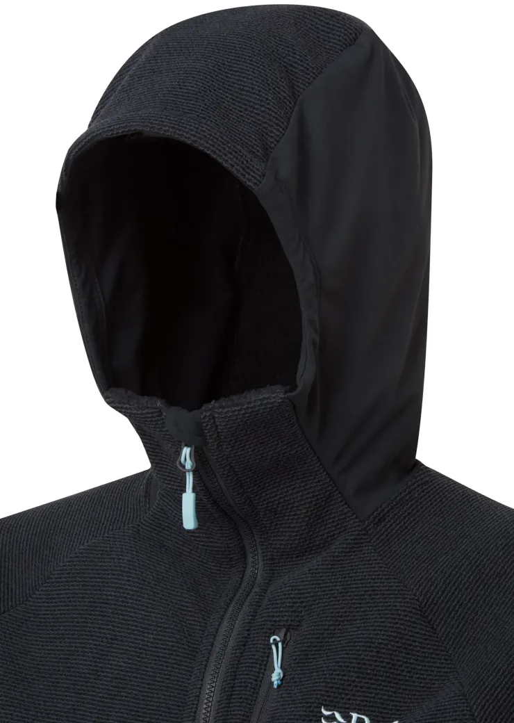 Fleece & Mid Layer-Rab Womens Capacitor Hoody - Beluga