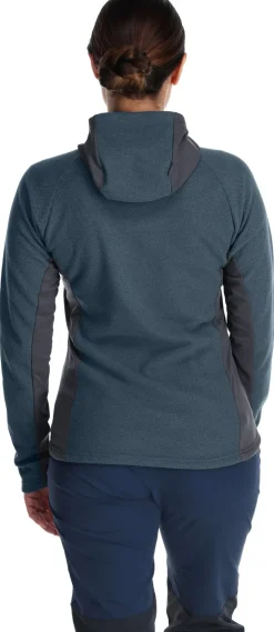 Fleece & Mid Layer-Rab Womens Capacitor Hoody - Orion Blue