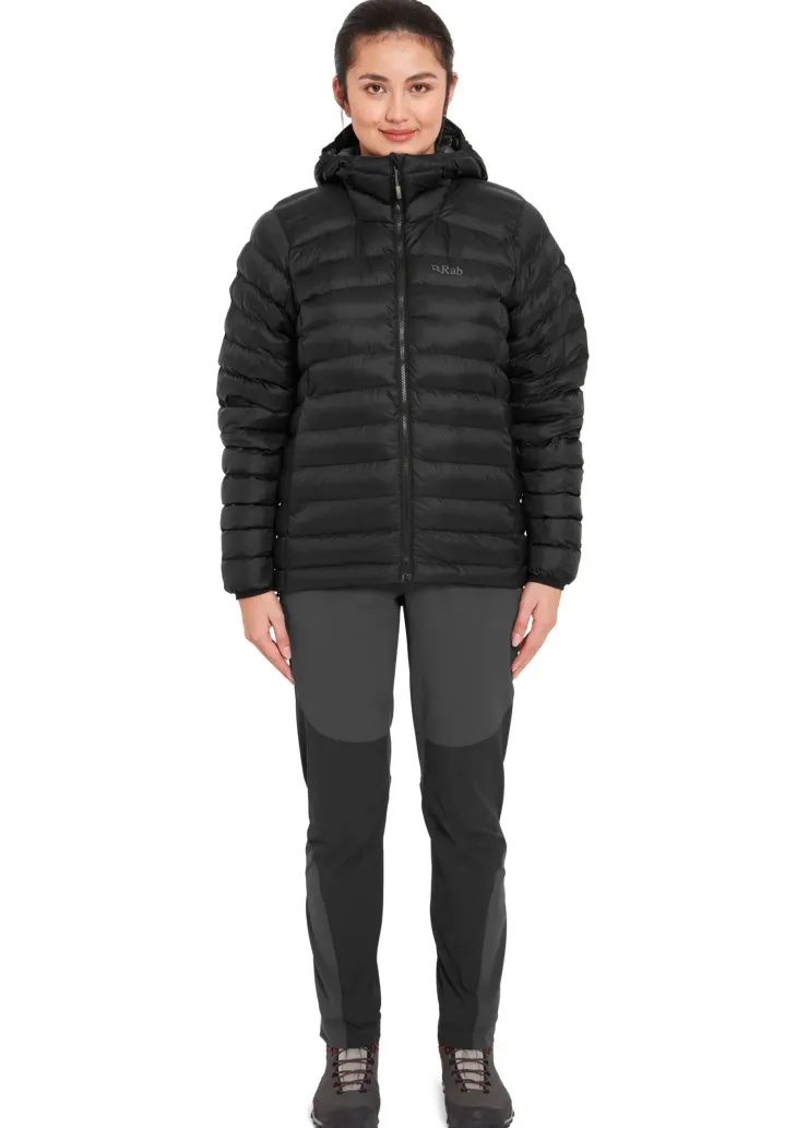 Insulated Jackets-Rab Womens Cirrus Alpine Jacket - Black