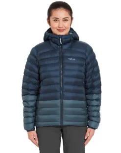 Insulated Jackets-Rab Womens Cirrus Alpine Jacket - Tempest Blue-Orion Blue