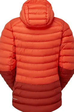 Insulated Jackets-Rab Womens Cirrus Alpine Jacket - Red Grapefruit-Tuscan Red