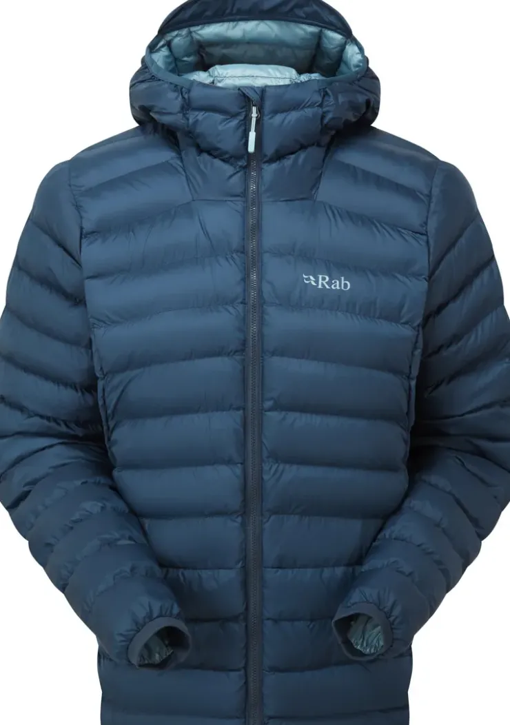Insulated Jackets-Rab Womens Cirrus Alpine Jacket - Tempest Blue