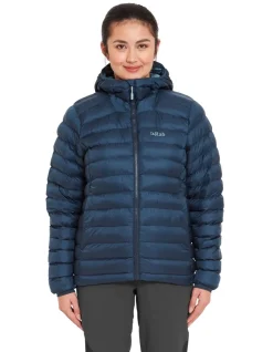 Insulated Jackets-Rab Womens Cirrus Alpine Jacket - Tempest Blue