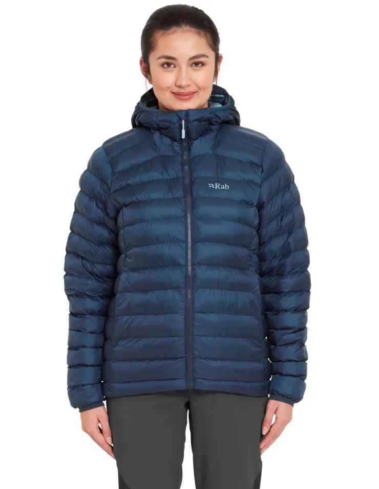 Insulated Jackets-Rab Womens Cirrus Alpine Jacket - Tempest Blue