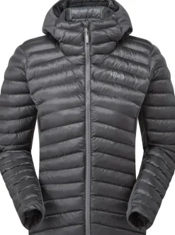 Insulated Jackets-Rab Womens Cirrus Flex Hoody - Graphene