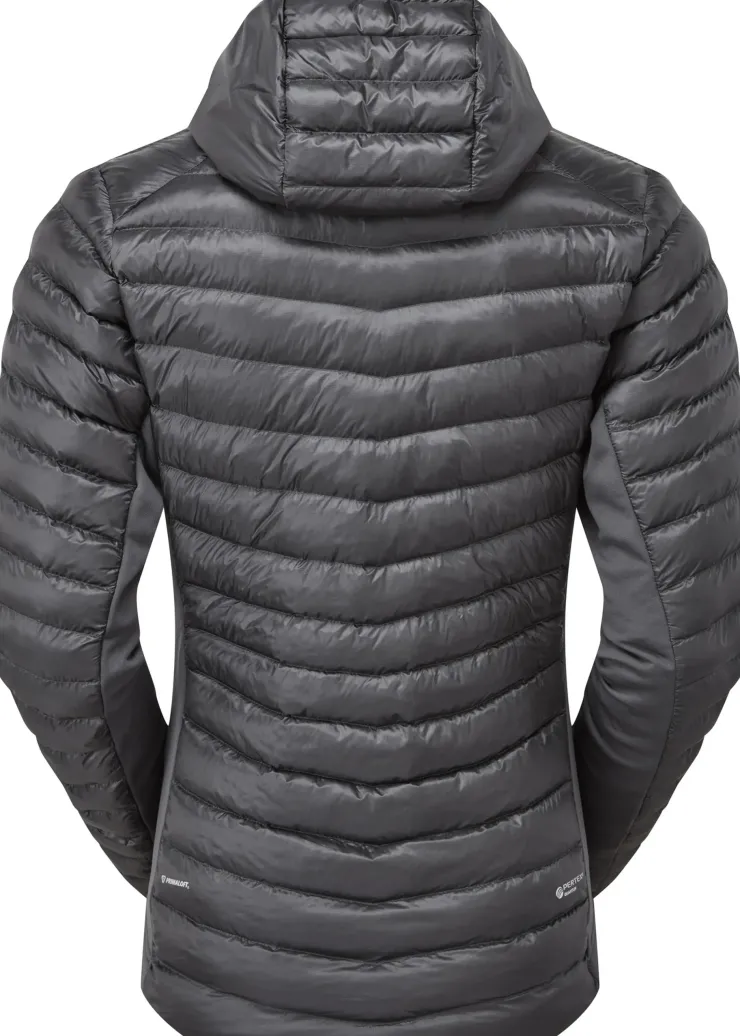 Insulated Jackets-Rab Womens Cirrus Flex Hoody - Graphene
