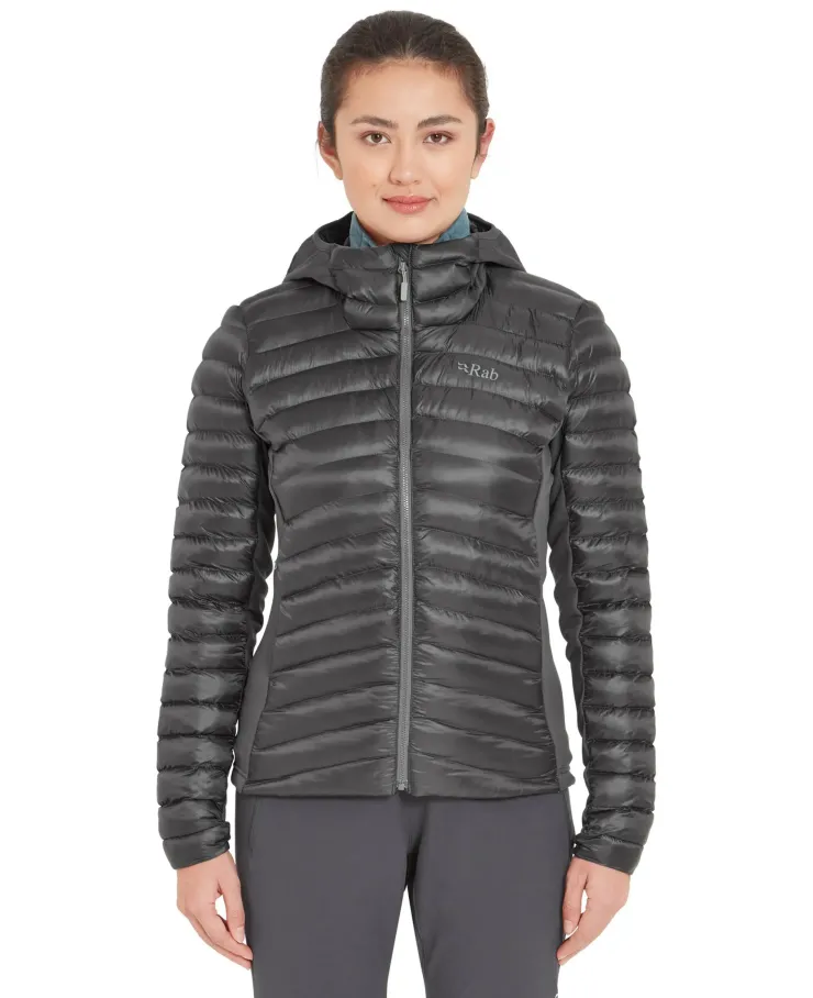 Insulated Jackets-Rab Womens Cirrus Flex Hoody - Graphene