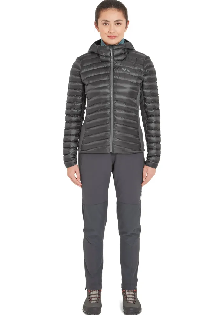 Insulated Jackets-Rab Womens Cirrus Flex Hoody - Graphene