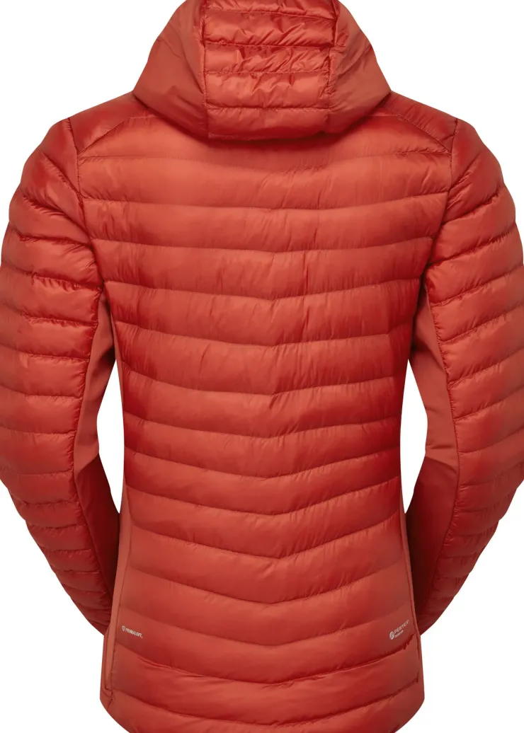 Insulated Jackets-Rab Womens Cirrus Flex Hoody - Tuscan Red