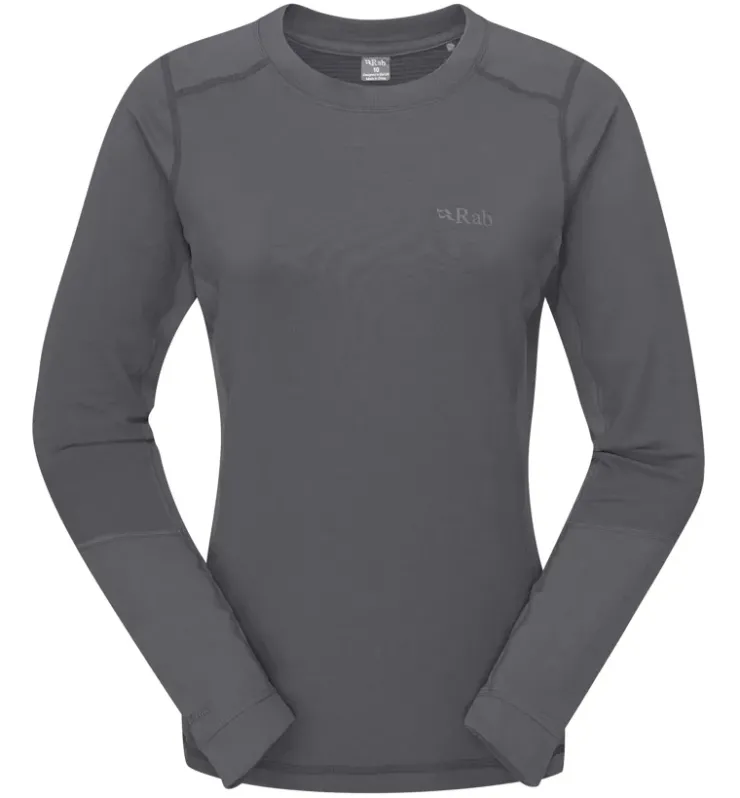 T-Shirts & Baselayers-Rab Womens Conduit Crew - Beluga