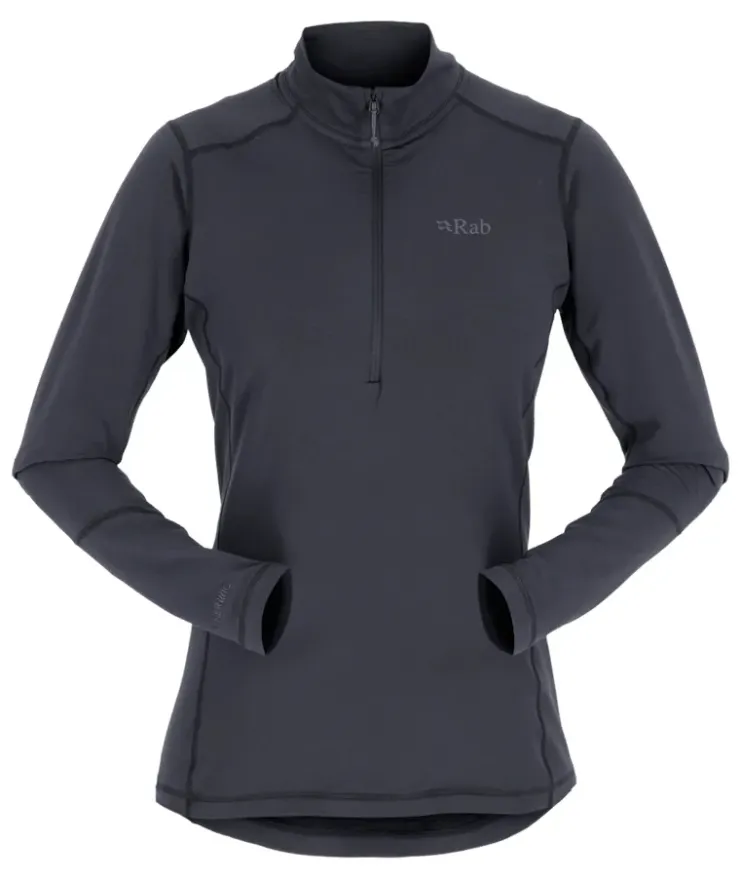 T-Shirts & Baselayers-Rab Womens Conduit Pull-On - Beluga