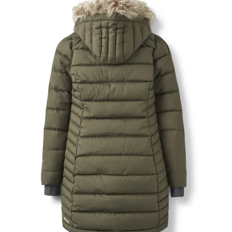 Casual Jackets-Rab Womens Deep Cover Parka - Army
