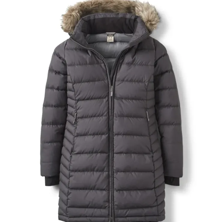 Casual Jackets-Rab Womens Deep Cover Parka - Black