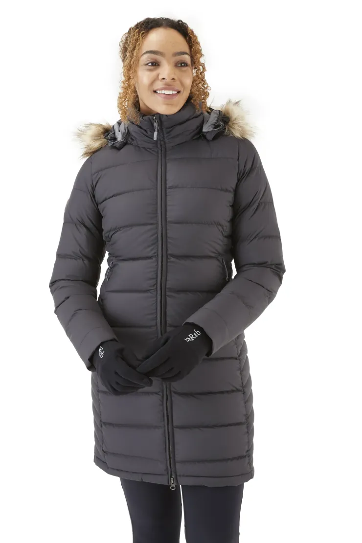 Casual Jackets-Rab Womens Deep Cover Parka - Black