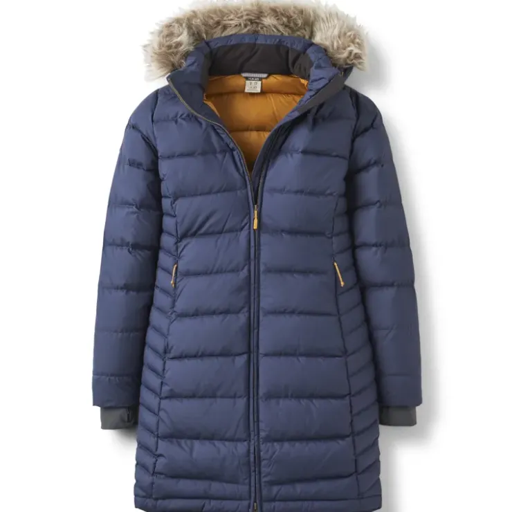 Casual Jackets-Rab Womens Deep Cover Parka - Deep Denim