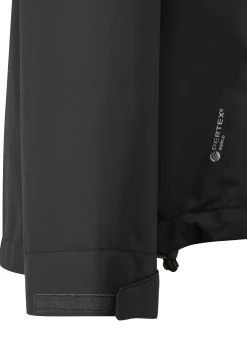 Waterproof Jackets-Rab Womens Downpour Eco Jacket - Black