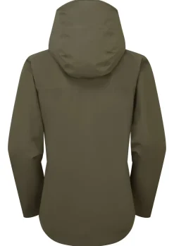 Waterproof Jackets-Rab Womens Downpour Jacket - Army