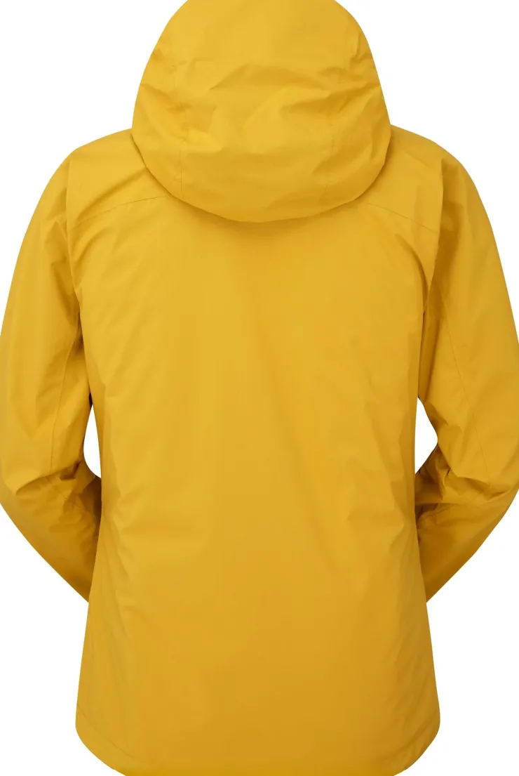 Waterproof Jackets-Rab Womens Downpour Light Jacket - Sahara