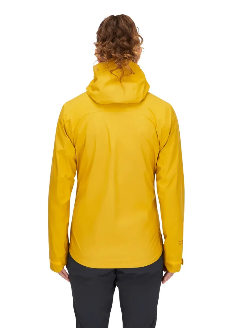 Waterproof Jackets-Rab Womens Downpour Light Jacket - Sahara