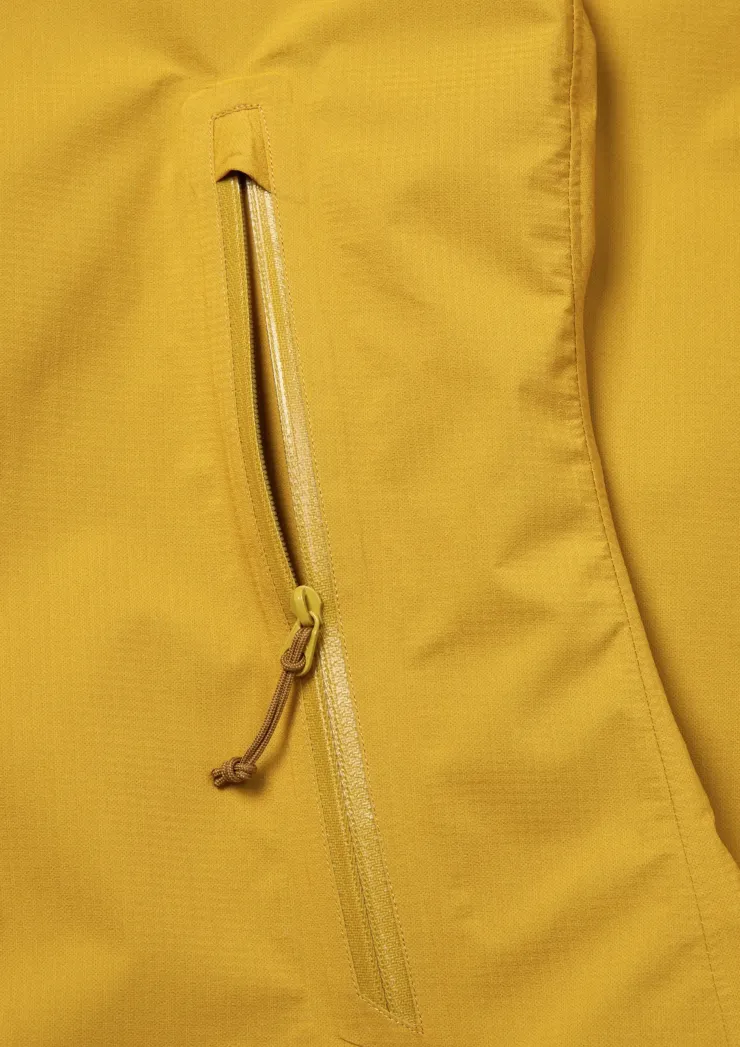 Waterproof Jackets-Rab Womens Downpour Light Jacket - Sahara