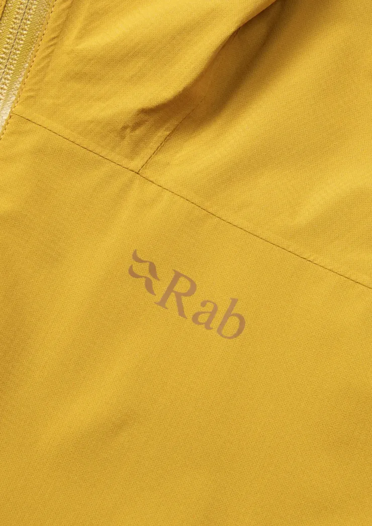 Waterproof Jackets-Rab Womens Downpour Light Jacket - Sahara