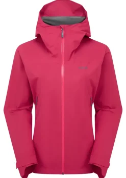 Waterproof Jackets-Rab Womens Downpour Light Jacket - Watermelon