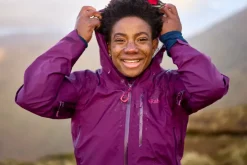 Waterproof Jackets-Rab Womens Downpour Mountain Jacket - Mulberry