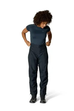 Waterproof Trousers-Rab Womens Downpour Mountain Pants - Black