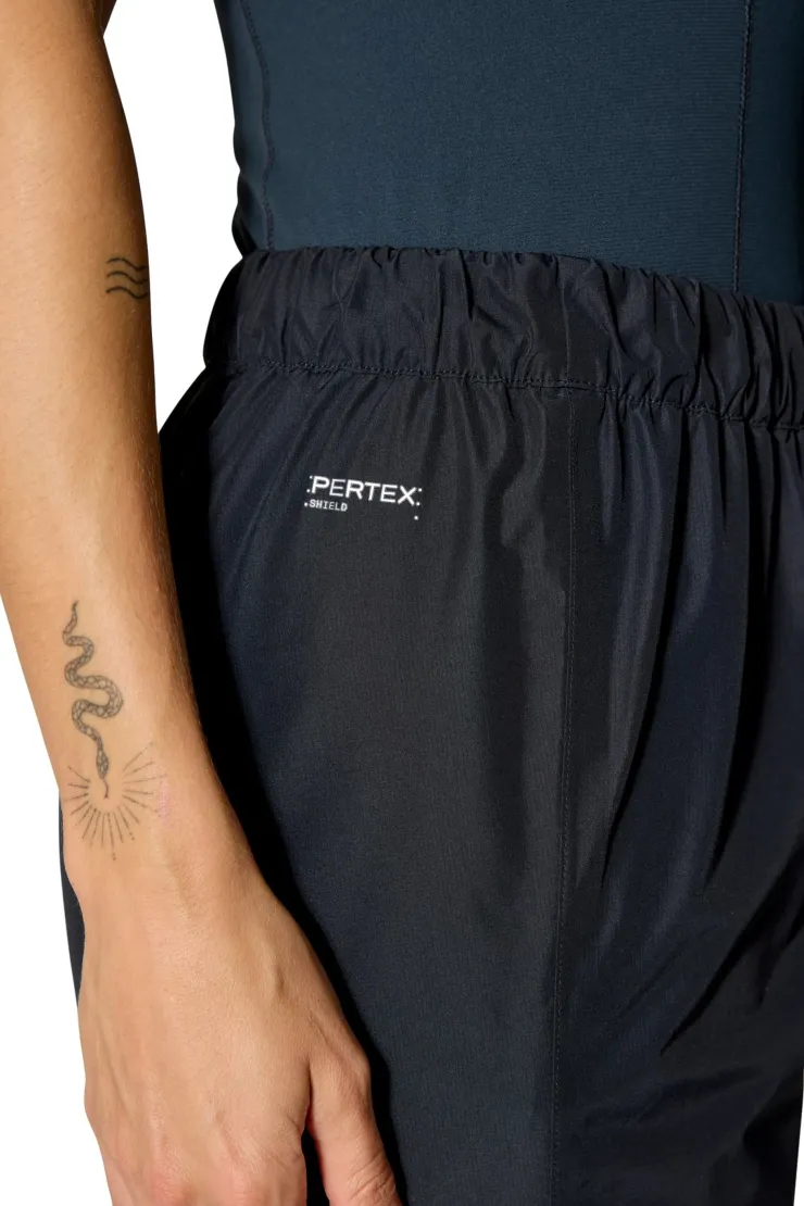 Waterproof Trousers-Rab Womens Downpour Pants - Black