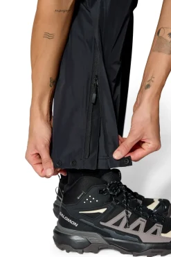 Waterproof Trousers-Rab Womens Downpour Pants - Black