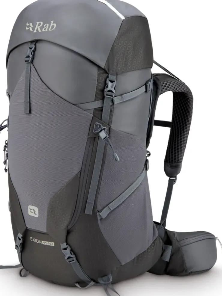 Backpacking Packs-Rab Womens Exion 45 ND Rucksack - Anthracite-Graphene