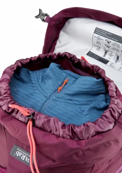 Backpacking Packs-Rab Womens Exion 35 ND Rucksack - Mulberry