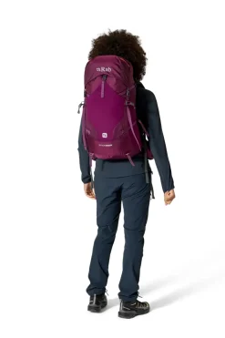 Backpacking Packs-Rab Womens Exion 35 ND Rucksack - Mulberry