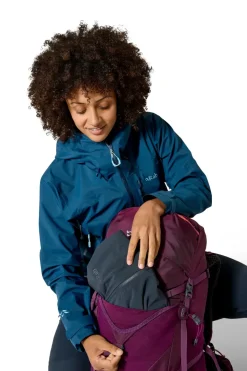 Backpacking Packs-Rab Womens Exion 35 ND Rucksack - Mulberry
