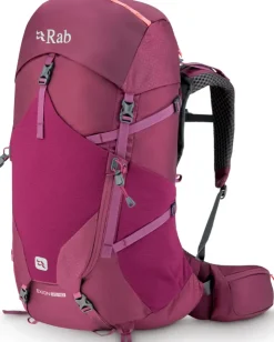 Backpacking Packs-Rab Womens Exion 45 ND Rucksack - Mulberry
