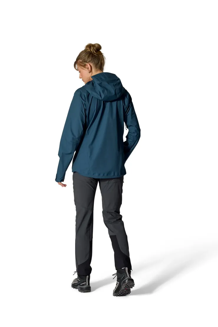 Waterproof Jackets-Rab Womens Firewall Alpine Jacket - Tempest Blue