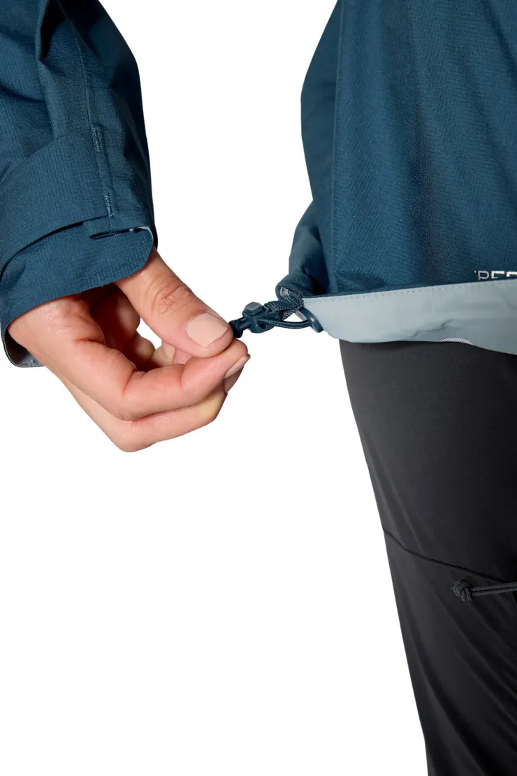 Waterproof Jackets-Rab Womens Firewall Alpine Jacket - Tempest Blue